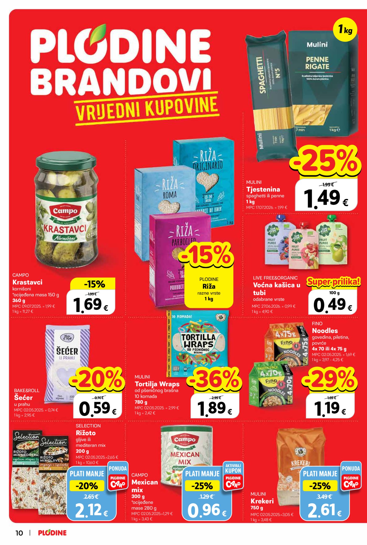 Plodine katalog Akcija 28.10. - 03.11.2026.