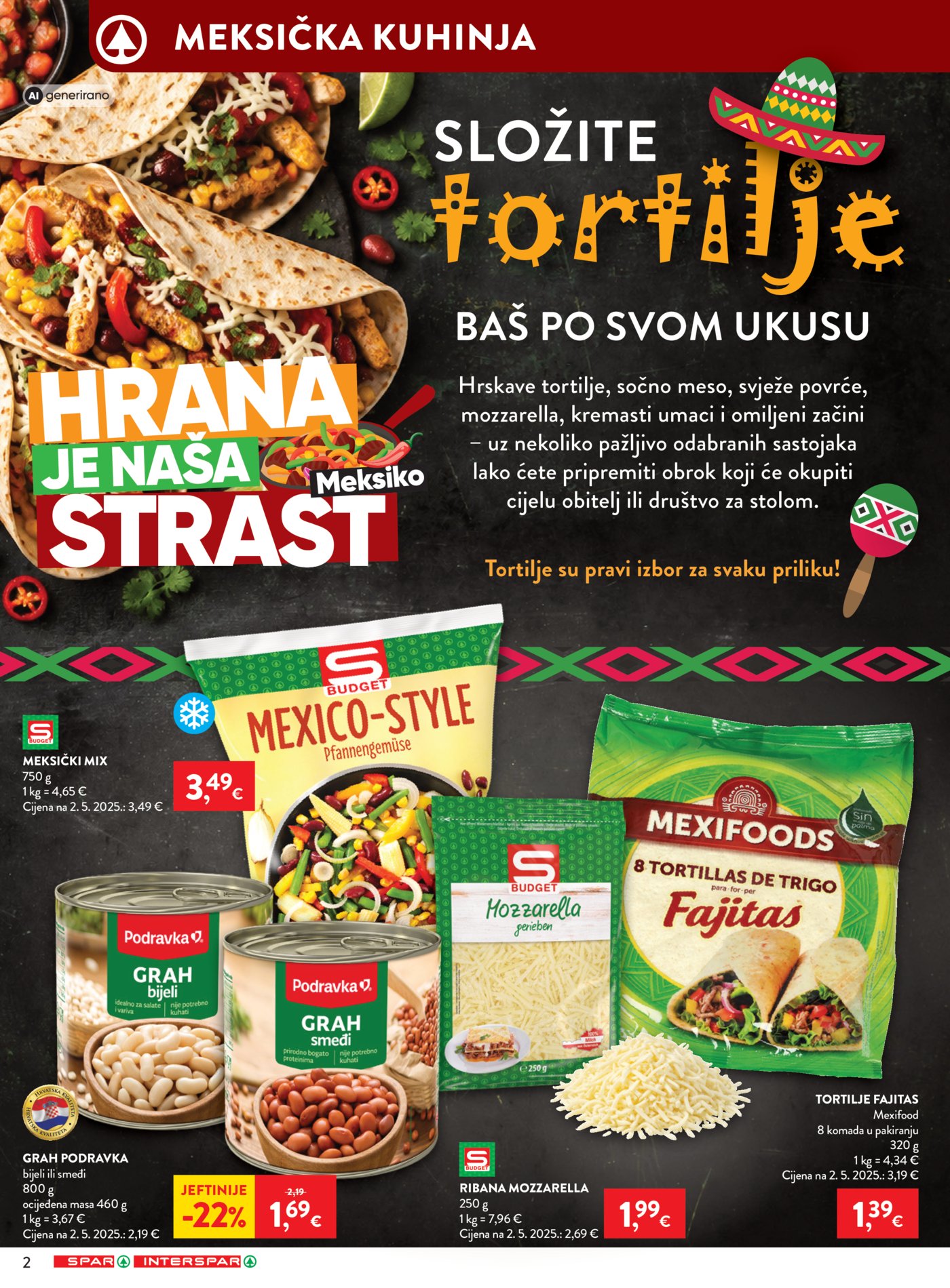 Spar interspar katalog Akcija 28.10. - 03.11.2026.