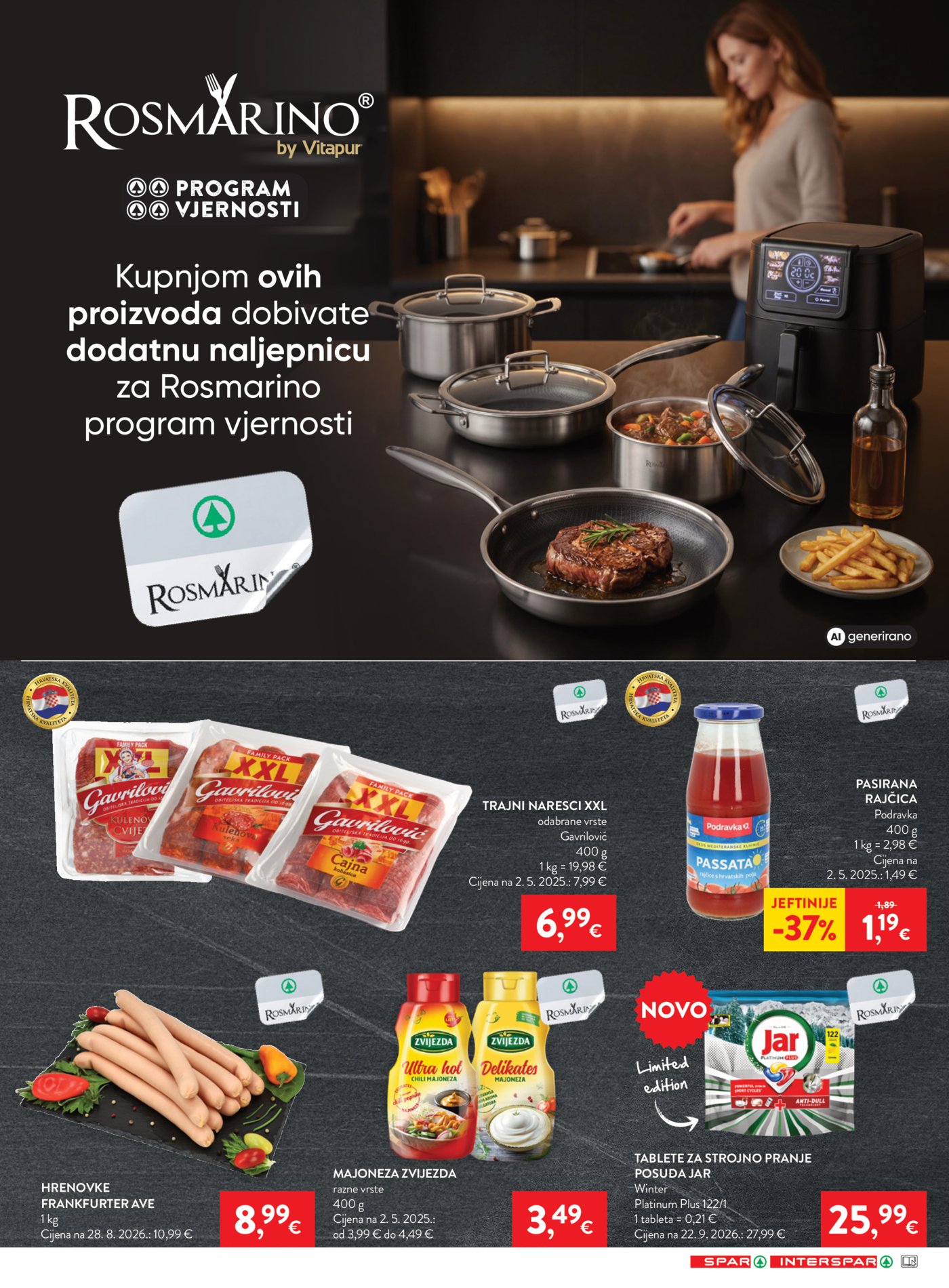 Spar interspar katalog Akcija 28.10. - 03.11.2026.