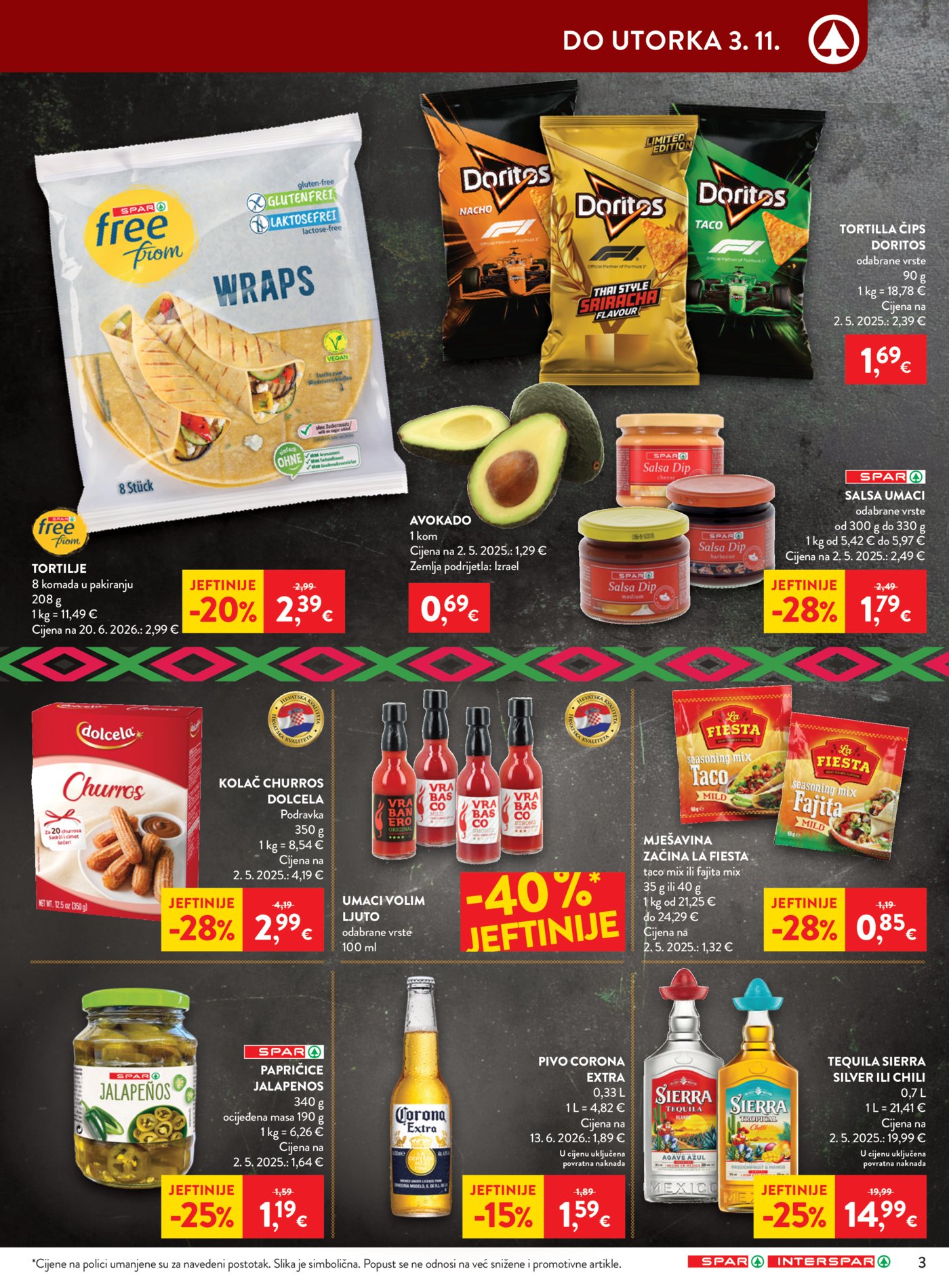 Spar interspar katalog Akcija 28.10. - 03.11.2026.
