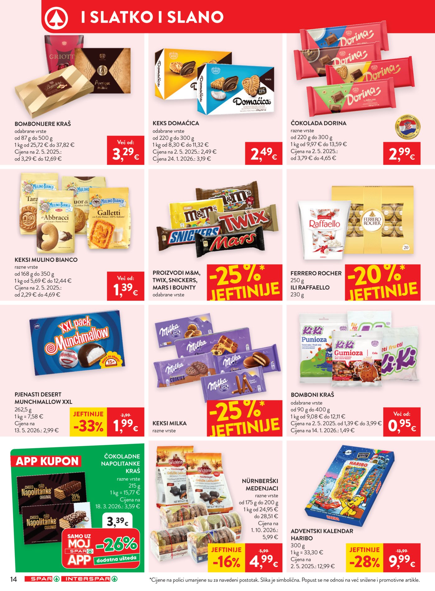 Spar interspar katalog Akcija 28.10. - 03.11.2026.