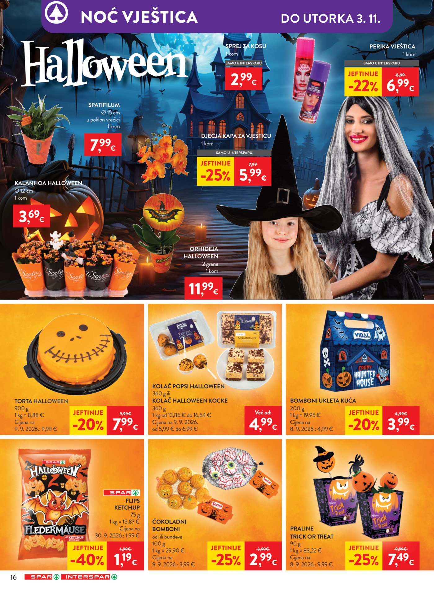 Spar interspar katalog Akcija 28.10. - 03.11.2026.