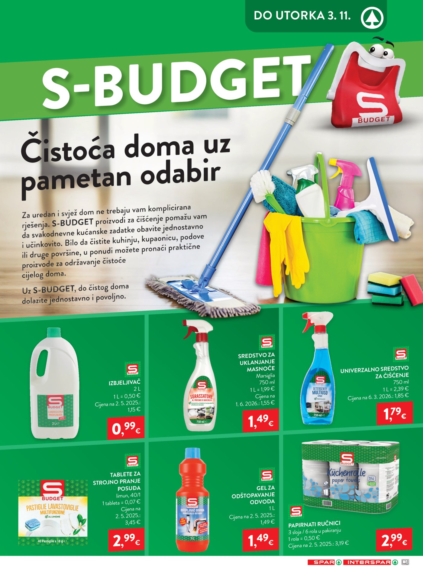 Spar interspar katalog Akcija 28.10. - 03.11.2026.