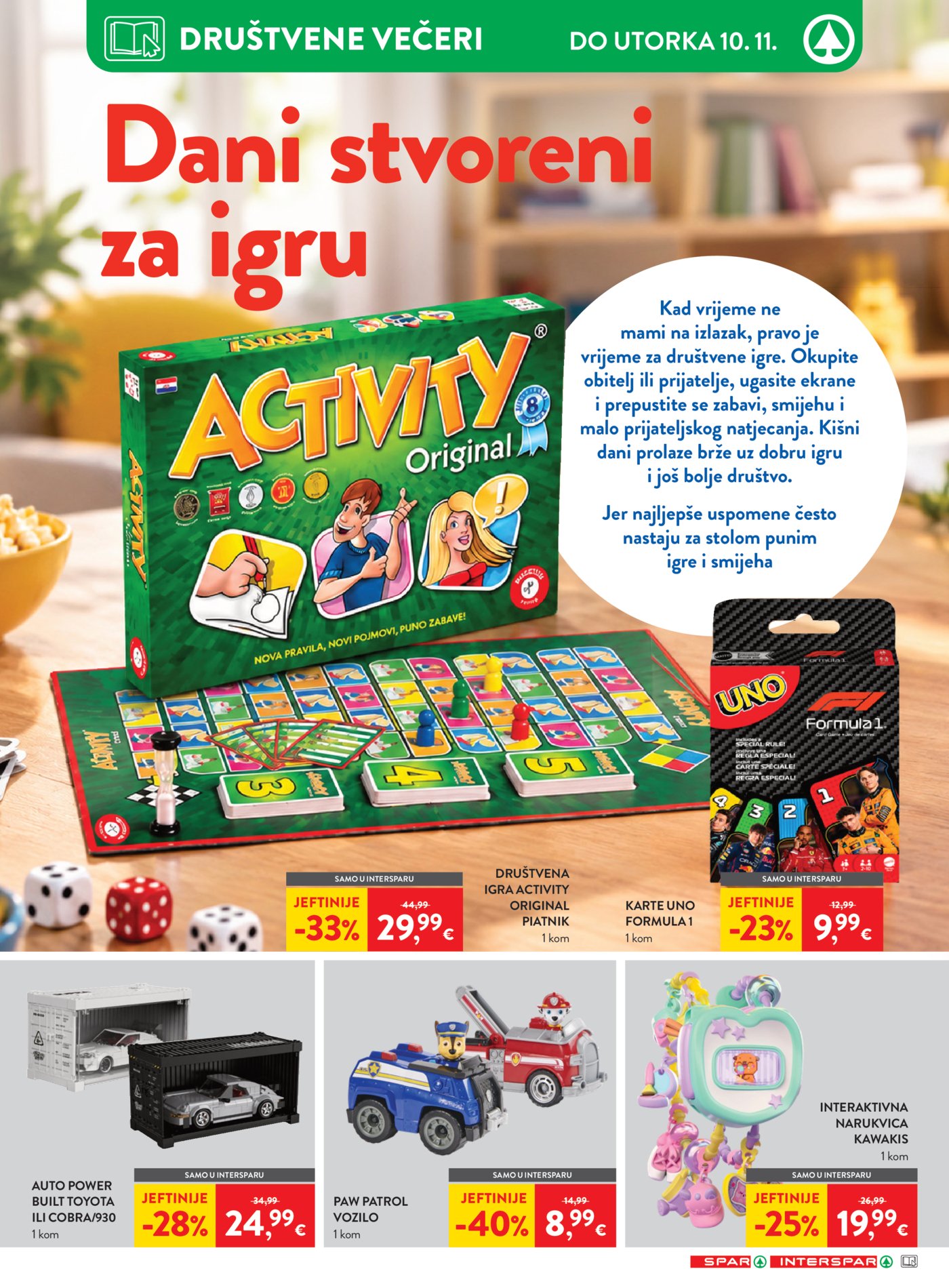 Spar interspar katalog Akcija 28.10. - 03.11.2026.