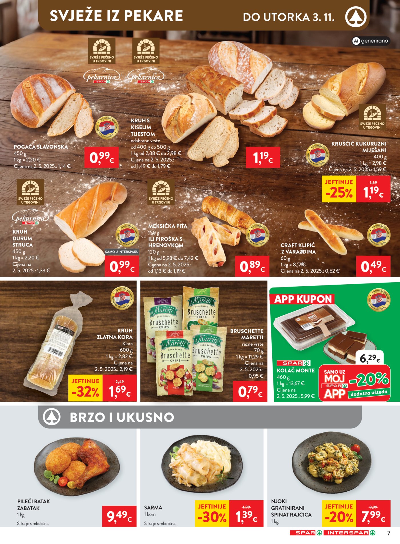 Spar interspar katalog Akcija 28.10. - 03.11.2026.
