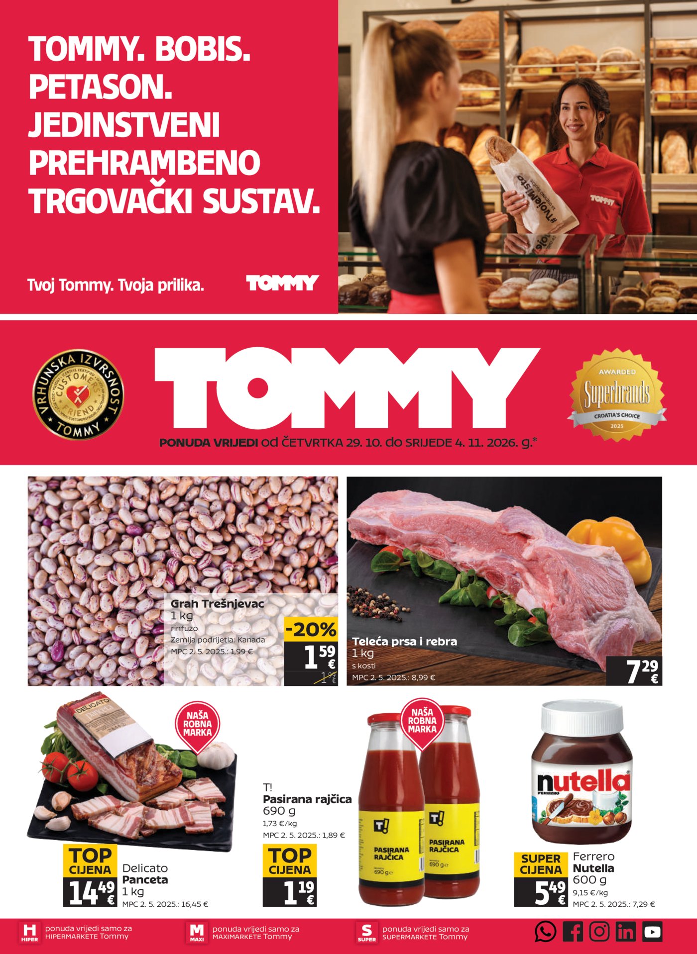 Tommy katalog Akcija 29.10.-04.11.2026.