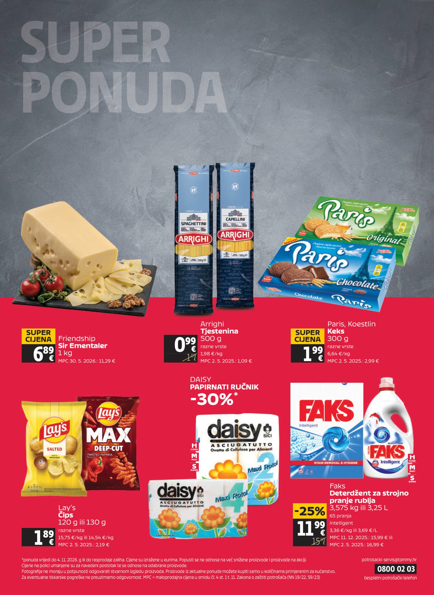 Tommy katalog Akcija 29.10.-04.11.2026.