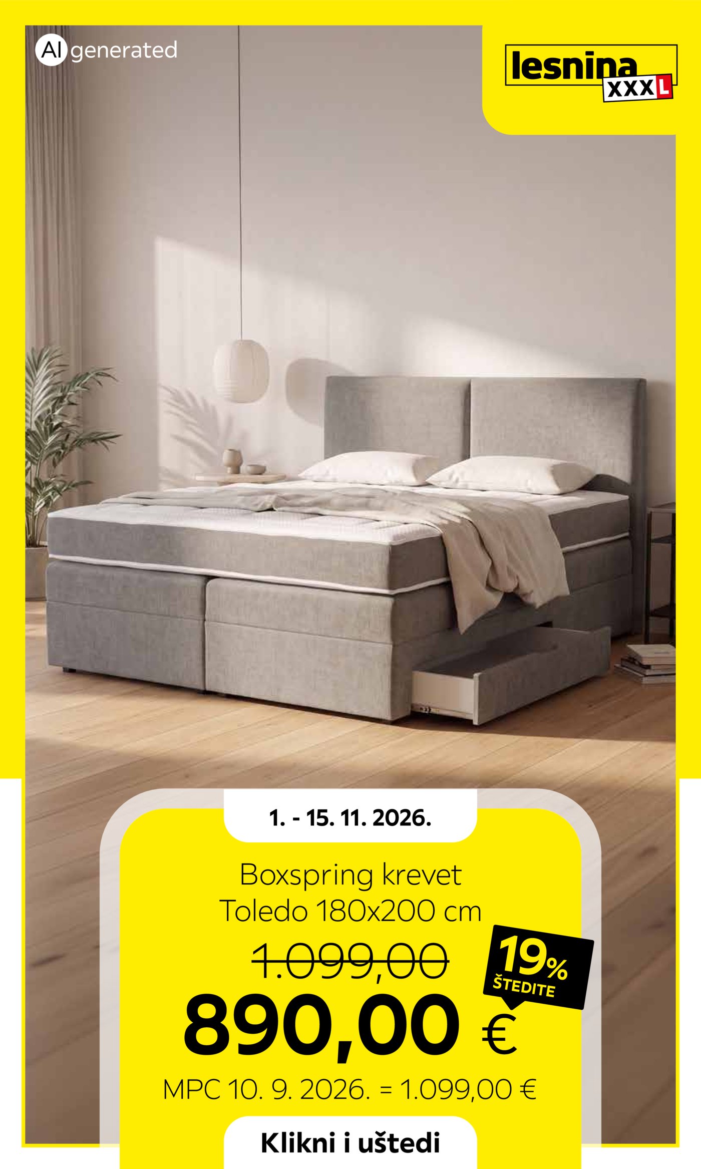 Lesnina katalog Akcija 01.11. - 15.11.2026.