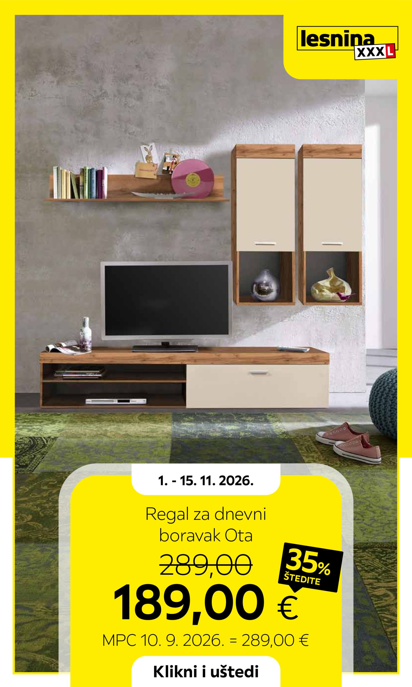Lesnina katalog Akcija 01.11. - 15.11.2026.