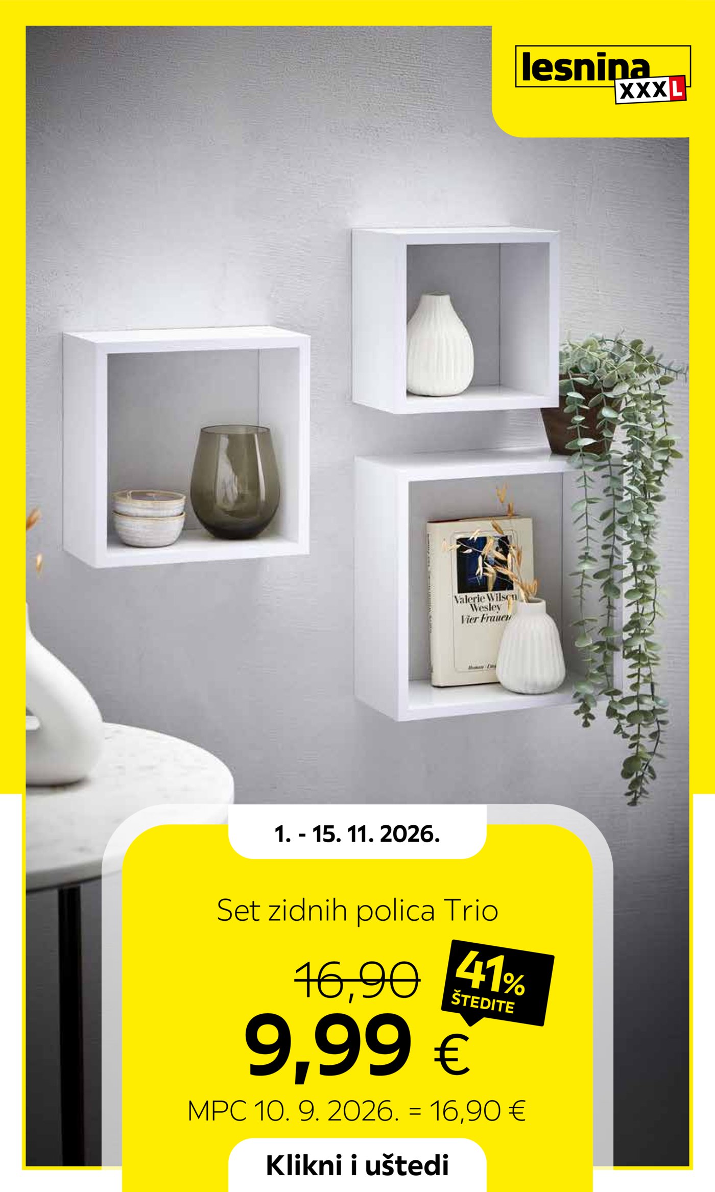 Lesnina katalog Akcija 01.11. - 15.11.2026.