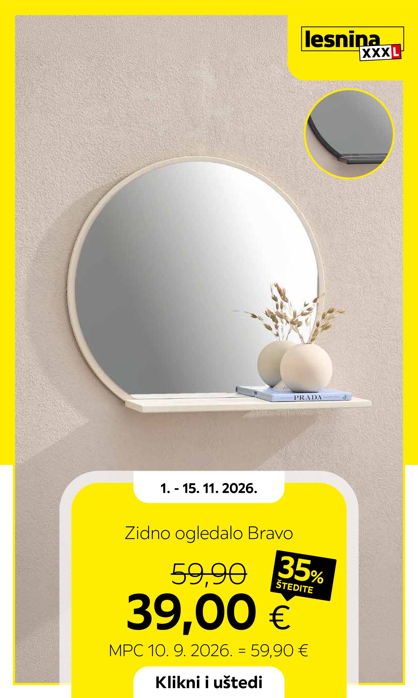 Lesnina katalog Akcija 01.11. - 15.11.2026.