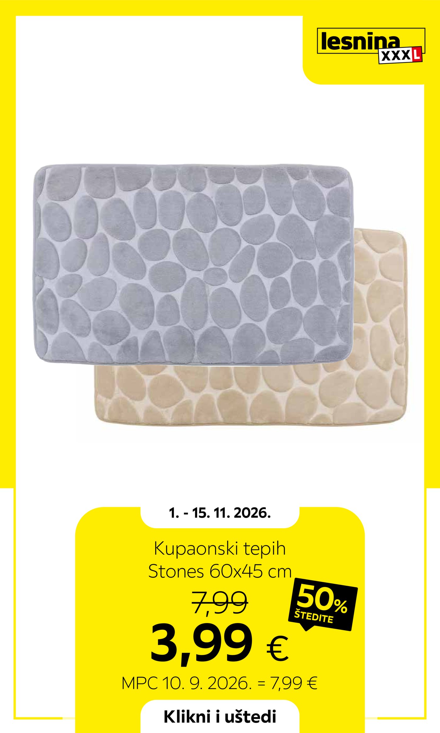 Lesnina katalog Akcija 01.11. - 15.11.2026.