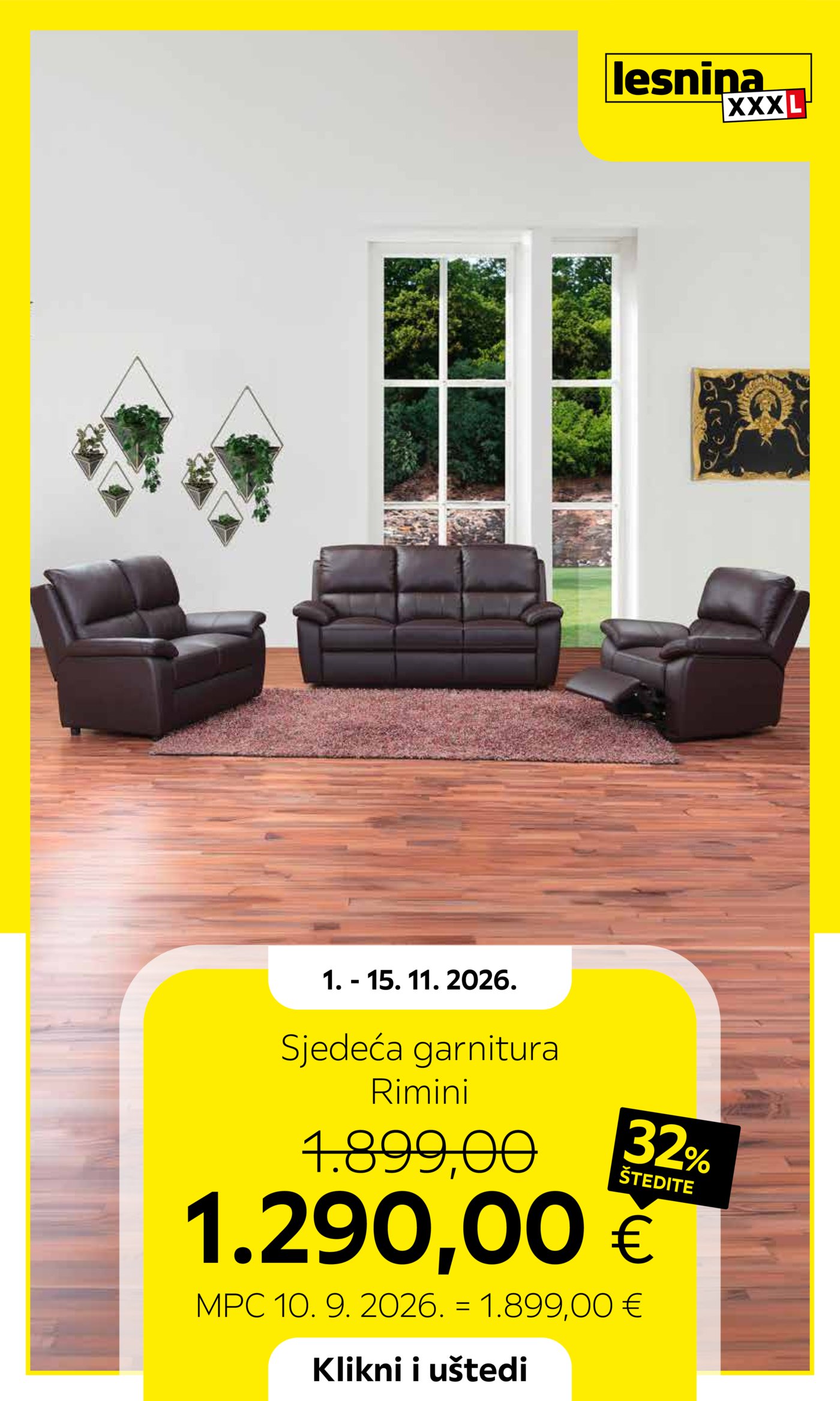 Lesnina katalog Akcija 01.11. - 15.11.2026.