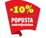 -10% popusta za umirovljenike 