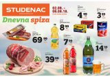 Studenac letak Dnevna spiza 02.08.-08.08.2018.