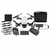 Dron DJI Spark Fly More Combo, Alpine White, FullHD kamera, 2-osni gimbal, upravljanje daljinskim upravljačem, bijeli + dodatna oprema