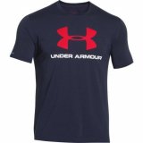 UA Sportstyle Logo T-Shirt, Midnight Navy