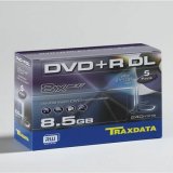TRAXDATA OPTIČKI MEDIJ DVD+R DUAL LAYER 8X BOX 1