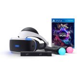 SONY PlayStation VR, Camera v2, PS Move x2 + VR Worlds + Demo Disc + RIGS Mechanized Com League VR PS4