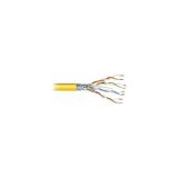 Transmedia Sftp-cable, stranded wire, cat5e. yellow, on spool, 100 m