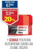 Lak sjajni Politura autokrema Sonax 250 ml