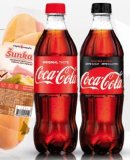 Coca-Cola ili Coca-Cola zero 0.5 l i Sendvič Don Don šunka 200 g