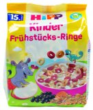 BIO kolutići integralne žitarice i voće Hipp 140 g
