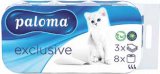 Toaletni papir Paloma exclusive bijeli 8 kom