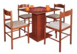 Set stol i 4 stolice Basic 1 i Pisa 80x80x74 cm