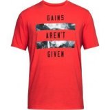 Under Armour GAINS ARENT GIVEN SS-RED//BLK, majica, crvena