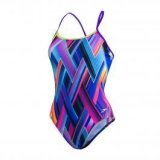 Speedo SINGLE CROSSBACK, kupaće, ljubičasta