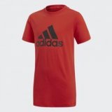 adidas YB LOGO TEE, dječja majica, crvena