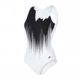 Speedo PUREGLOW 1PCE AF BLACK/WHITE, ženski kupaći kostim jednodjelni, crna
