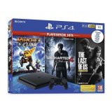 Igraća konzola Sony playstation 4 1tb slim f chassis crni + uncharted 4 hits + the last of us + ratchet&clankigraća konzola sony playstation 4 1tb slim f chassis crni + uncharted 4 hits + the last of 
