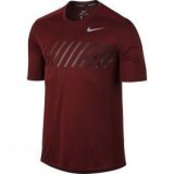 Nike M NK DRY MILER TOP SS SSNL GX, muška majica za trčanje, crvena