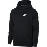 Nike M NSW AV15 HOODIE PO FLC, muški pulover, crna