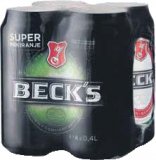 Pivo Becks 4x0,4 L