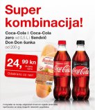 Akcija Super kombinacija! na Coca-cola ili Coca-Cola zero i Sendvič Don Don šunka 