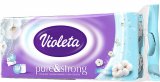 Toaletni papir pure & strong pamuk Violeta 3 sloja 10/1