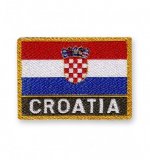 Amblem velcro Croatia flag color
