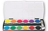 Vodene boje Seha + 1 tempera bijele boje u tubi