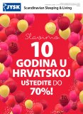 JYSK katalog 10 godina u Hrvatskoj 29.08.-11.09.2019.