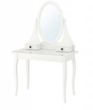 Toaletni stolić s ogledalom Hemnes