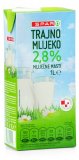 Trajno mlijeko Spar 2,8% m.m. s čepom 1 l