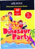 Bojanka za djecu Creative dinosaur ili mermaid s naljepnicama 21x30 cm