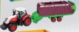 Igračka traktor metalni s prikolicom