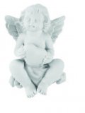 Keramički anđeo bijeli 6 cm