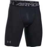 Under Armour HG ARMOUR 2.0 LONG SHORT, muške fitnes hlače, crna