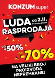 Konzum letak Luda rasprodaja od 2.11.2017 do 01.01.2018.