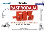 -50% popusta na slavine za kupaonicu Armal, Piralla i BanoHogar